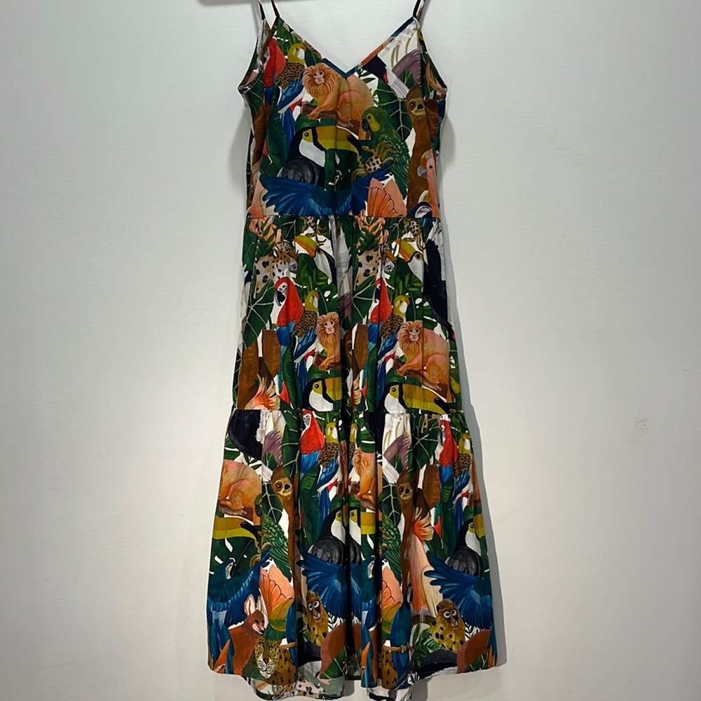 FARM Rio 100% cotton midi dress
